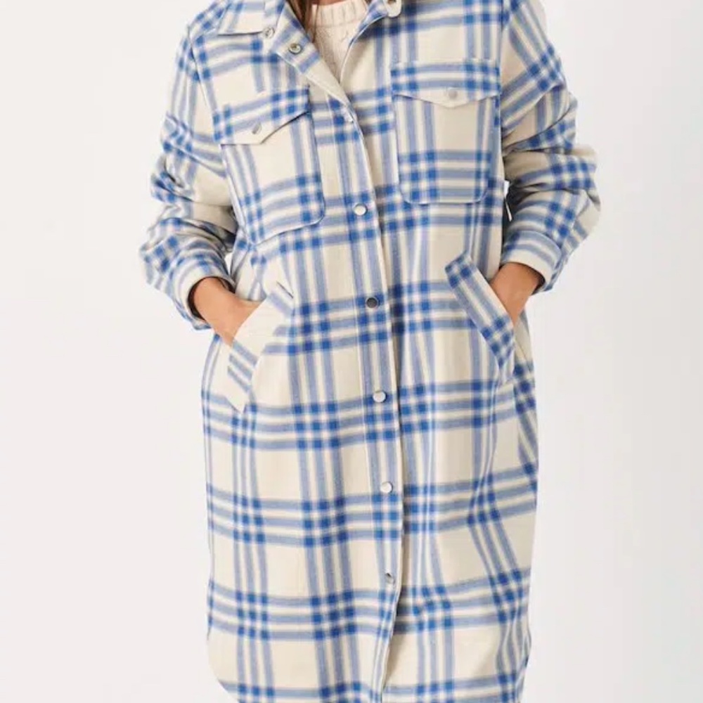 Part Two Kirstens Jacket Dutch Blue & Off White Size 40